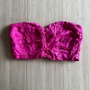 Zara Hot Pink Tube Top Size L
